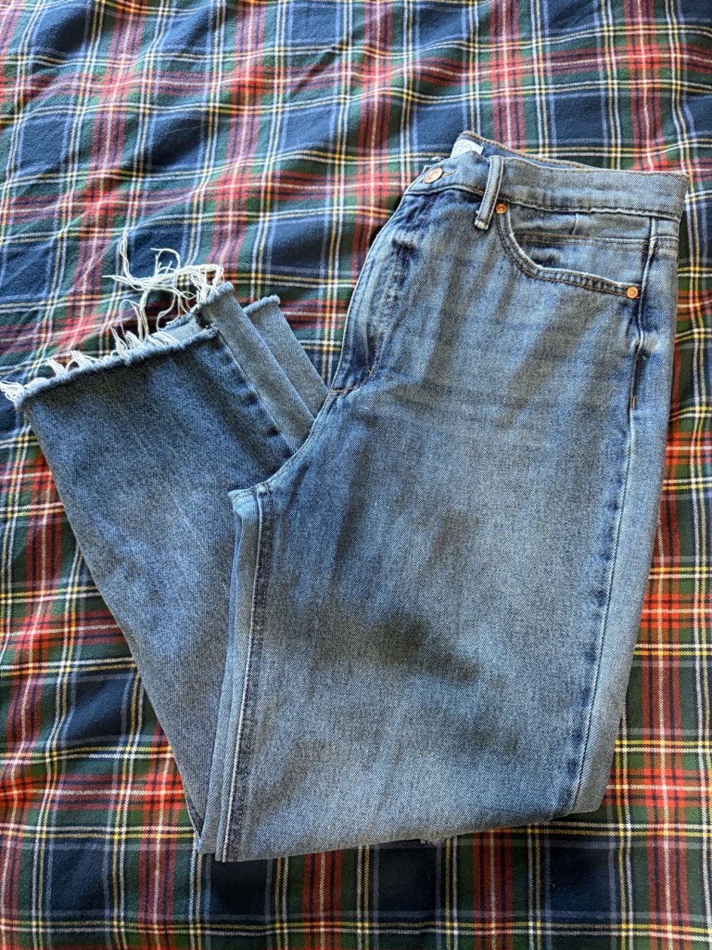 sofia by sofia vergara Light Blue Denim Jeans with Contrast Stitching